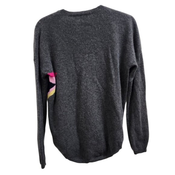 Women’s WYSE London Gray Cashmere sweater With Stars, Size 1 (Runs Big) - Picture 6 of 13